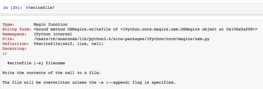 IPython magic help